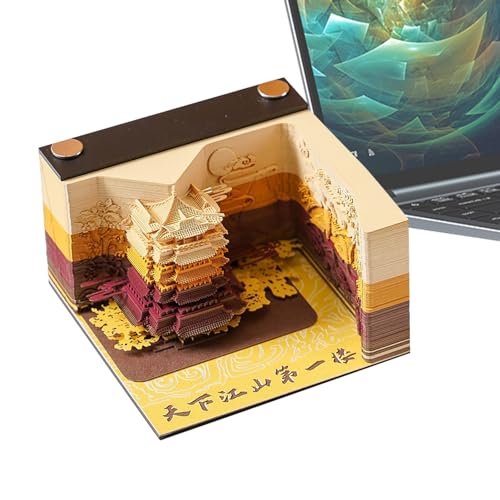 FOUNCY 3D-Notizblock, 3D Art Notizblock 2024, 3D-Kunstkalender, kreativer Tischkalender, Notizblock für DIY-Notizen, Kalender für Papierschnitzerei, Geschenk FOUNCY 3D-Notizblock, 3D Art Notizblock 2024, 3D-Kunstkalender, kreativer Tischkalender, Notizblock für DIY-Notizen, Kalender für Papierschnitzerei, Geschenk von FOUNCY