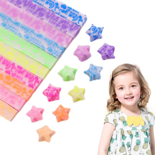 FOUNCY Stern-Kunststreifen, 210 Blatt buntes Faltpapier Lucky | Kultivieren Sie praktische Fähigkeiten und Hand-Auge-Koordination. Papier-Kunst für Partygeschenke, Unterricht FOUNCY Stern-Kunststreifen, 210 Blatt buntes Faltpapier Lucky | Kultivieren Sie praktische Fähigkeiten und Hand-Auge-Koordination. Papier-Kunst für Partygeschenke, Unterricht von FOUNCY