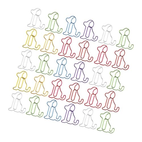 30 Stück Tierdekoration Hund Büroklammern Büro Metall dekorative Rechnungen Klemmen Exquisite Clips 30 Stück Tierdekoration Hund Büroklammern Büro Metall dekorative Rechnungen Klemmen Exquisite Clips von FOVAOK