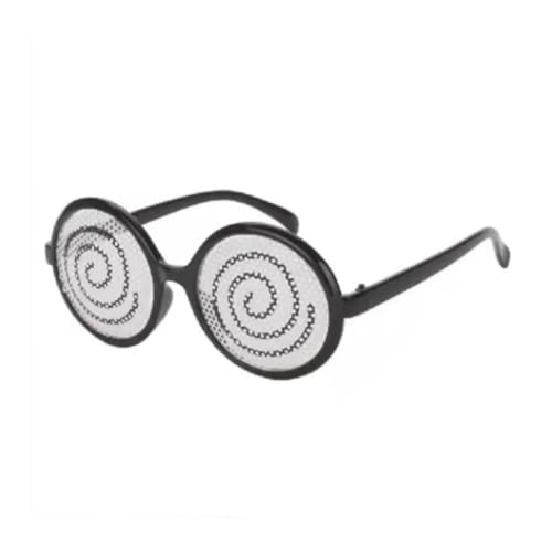 FOVAOK Lustige, verrückte Partykleid, Brille, Sonnenbrille, Neuheit, Kostüm, Party, Karneval, Brille, Event, Dekoration, Zubehör, Geschenk, Frauenversammlung (Schwindel) von FOVAOK