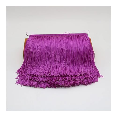 Fransenborte aus Polyester, 15 cm lang, für Vorhänge, Kleidung, Fransen zum Nähen, Basteln, Fuchsia Fransenborte aus Polyester, 15 cm lang, für Vorhänge, Kleidung, Fransen zum Nähen, Basteln, Fuchsia von FOVAOK