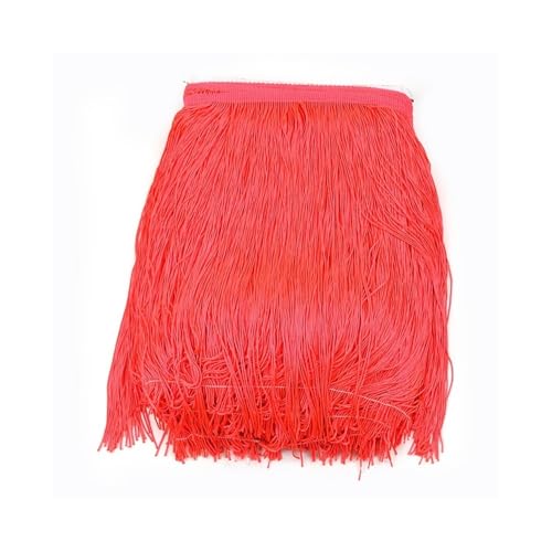 Fransenborte für Kleidung, Kleider, Vorhänge, Nähzubehör, dekoratives Spitzenband, Kleidungsbastelbedarf, 5 m, 30 cm (Nr. 17) von FOVAOK