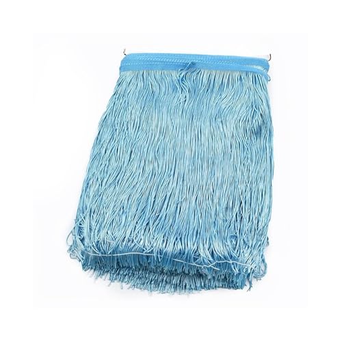Fransenborte für Kleidung, Kleider, Vorhänge, Nähzubehör, dekoratives Spitzenband, Kleidungsbastelbedarf, 5 m, 30 cm (Nr. 24) von FOVAOK