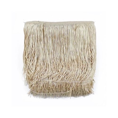 Fransenborte für Kleidung, Kleider, Vorhänge, Nähzubehör, dekoratives Spitzenband, Kleidungsbastelbedarf, 5 m, 30 cm (Nr. 29) von FOVAOK