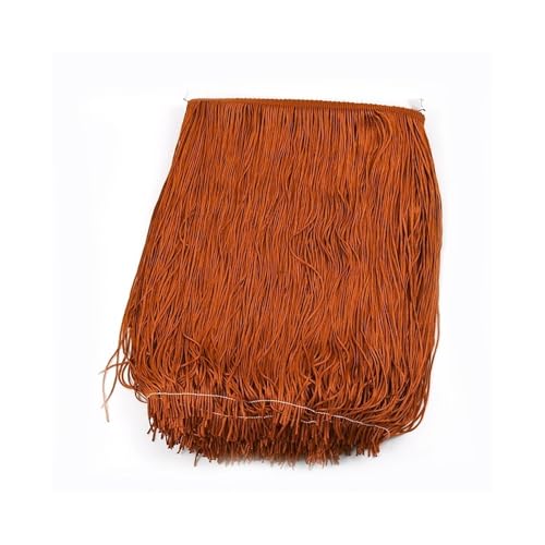 Fransenborte für Kleidung, Kleider, Vorhänge, Nähzubehör, dekoratives Spitzenband, Kleidungsbastelbedarf, 5 m, 30 cm (Nr. 42) von FOVAOK