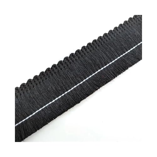 Spitzenband mit Quasten, Fransen, Baumwolle, ethnisches Spitzenband, Nähen, lateinamerikanisches Kleid, Bühnenkleidung, Vorhang, dekorativ, DIY, Schwarz Spitzenband mit Quasten, Fransen, Baumwolle, ethnisches Spitzenband, Nähen, lateinamerikanisches Kleid, Bühnenkleidung, Vorhang, dekorativ, DIY, Schwarz von FOVAOK