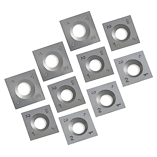 FOXBC 15 mm Hartmetall-Messereinsätze, Ersatz für Jet Powermatic 1791212 und Spiral Shelix Heads Hobel-Jointers – 10 Stück FOXBC 15 mm Hartmetall-Messereinsätze, Ersatz für Jet Powermatic 1791212 und Spiral Shelix Heads Hobel-Jointers – 10 Stück von FOXBC