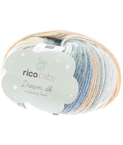 Rico Baby Dream dk Fb. 013, weiche Babywolle mit Farbverlauf zum Stricken & Häkeln von Rico Baby Dream dk