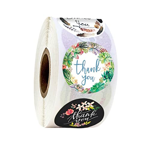 FOYTOKI 1 Rolle Chic Aufkleber mit Blumenmuster Diy für Backen Verpacken und Feiern Selbstklebende Aufkleber für Zuhause und Besondere Anlässe FOYTOKI 1 Rolle Chic Aufkleber mit Blumenmuster Diy für Backen Verpacken und Feiern Selbstklebende Aufkleber für Zuhause und Besondere Anlässe von FOYTOKI