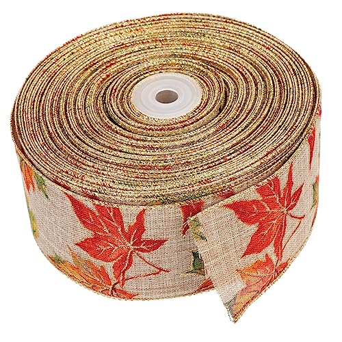 FOYTOKI 1 Rolle Geschenkband mit Eisenrand Yards Dekoratives Band aus Zuschneidbar für Diy Dekoration für Hochzeiten Basteln FOYTOKI 1 Rolle Geschenkband mit Eisenrand Yards Dekoratives Band aus Zuschneidbar für Diy Dekoration für Hochzeiten Basteln von FOYTOKI