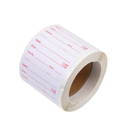 FOYTOKI 1 Rolle Permanent Food Labels Beschreibbare Selbstklebende für Lebensmittel für Gläser Flaschen und Küchenorganisation FOYTOKI 1 Rolle Permanent Food Labels Beschreibbare Selbstklebende für Lebensmittel für Gläser Flaschen und Küchenorganisation von FOYTOKI