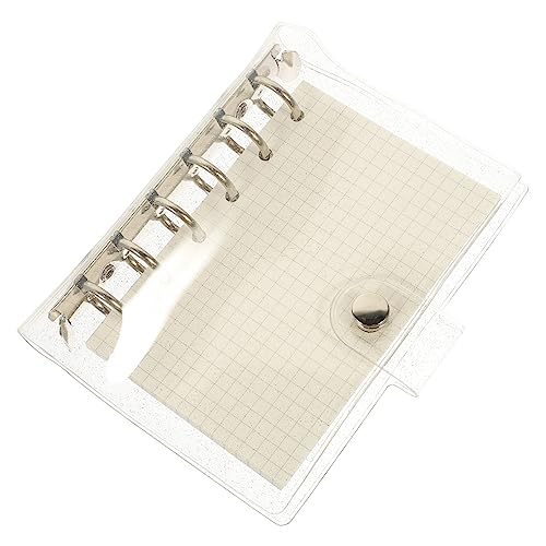 FOYTOKI 1 Satz Wasserdichter Loose Leaf Notizbuch Binder mit Ringen und Cover für Scrapbooking und Notizen mit Kariertem von FOYTOKI