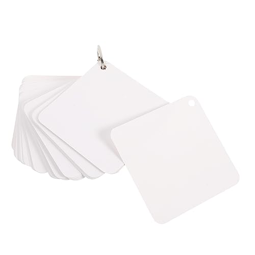 FOYTOKI 1 Satz leere Karte Ring leere Spielkarten Alphabet-Flash-Karten Karteikartenteiler stickkarten für karten vorgelochte Karteikarten leere Memo-Karte Papier Weiß FOYTOKI 1 Satz leere Karte Ring leere Spielkarten Alphabet-Flash-Karten Karteikartenteiler stickkarten für karten vorgelochte Karteikarten leere Memo-Karte Papier Weiß von FOYTOKI