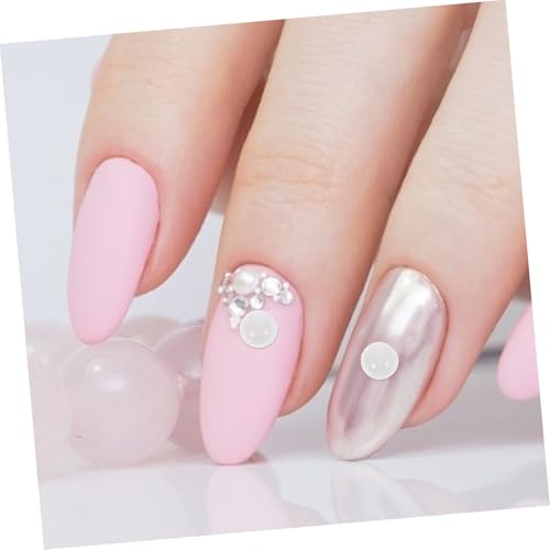 FOYTOKI 1 Schachtel Kunstperlen Nageldekoration Fächer Box mit Halbrunden Flachen Kunststoffperlen DIY Nagelkunst Zubehör für Natürliche und Künstliche Nägel Elegant und Vielseitig FOYTOKI 1 Schachtel Kunstperlen Nageldekoration Fächer Box mit Halbrunden Flachen Kunststoffperlen DIY Nagelkunst Zubehör für Natürliche und Künstliche Nägel Elegant und Vielseitig von FOYTOKI