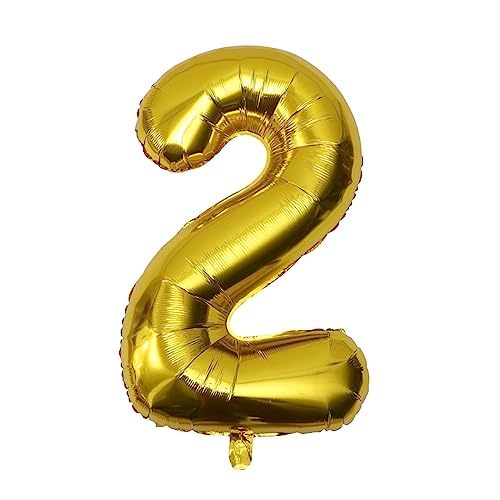 FOYTOKI 1 Stück Goldene Folienballons für Geburtstagsfeiern Hochzeiten und Partys Dekorative Luftballons aus Hochwertigem Aluminiumfolie für Festliche Anlässe und Unvergessliche von FOYTOKI