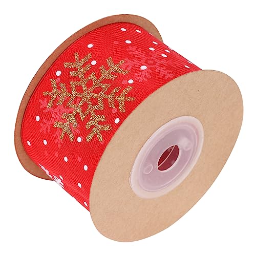 FOYTOKI 1 Stück Weihnachtsmotiv Band Organza Geschenkband für Dekoration Yards für Hochzeiten Partys und Feiertage FOYTOKI 1 Stück Weihnachtsmotiv Band Organza Geschenkband für Dekoration Yards für Hochzeiten Partys und Feiertage von FOYTOKI