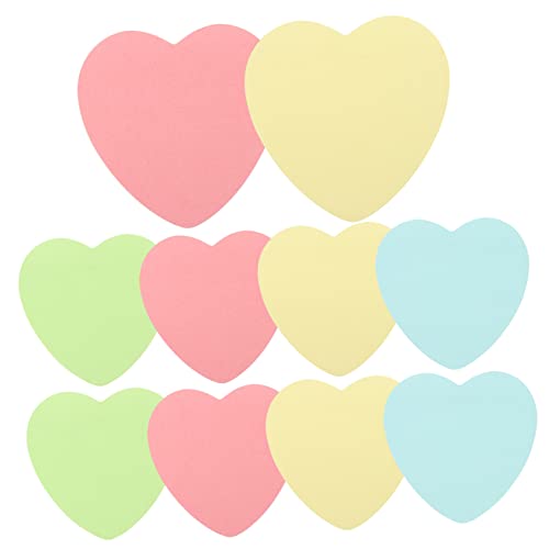 FOYTOKI 10 Sätze Bunte Herzförmige Haftnotizen Memo Pads mit Starkem Kleber Praktische To Do Listen Klebezettel für Büro Schule Haushalt Vielseitige Selbstklebende Notizzettel für FOYTOKI 10 Sätze Bunte Herzförmige Haftnotizen Memo Pads mit Starkem Kleber Praktische To Do Listen Klebezettel für Büro Schule Haushalt Vielseitige Selbstklebende Notizzettel für von FOYTOKI