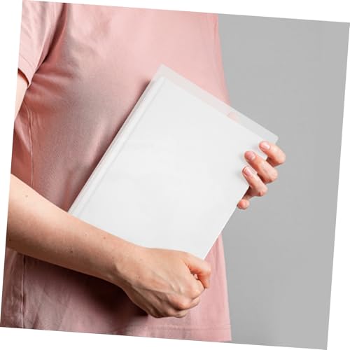 FOYTOKI 10 Stück Förmige Transparente Dokumentenmappe aus Robustem Kunststoff Große Kapazität Glasklare Klarsichthüllen für Büro und Schule Praktische Organisationshilfe für Unterlagen von FOYTOKI