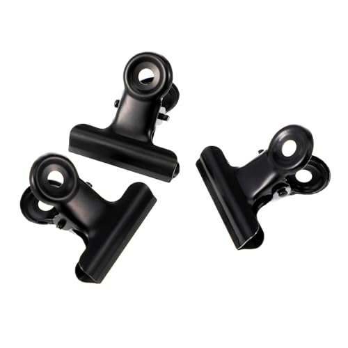 FOYTOKI 10 Stück Formclip Bullenklammern Marktstand Aktenordner dekorativ Rechnung Befestigungselemente büroartikel büromaterial Edelstahlclips Dokumentenklammern Rostfreier Stahl Black FOYTOKI 10 Stück Formclip Bullenklammern Marktstand Aktenordner dekorativ Rechnung Befestigungselemente büroartikel büromaterial Edelstahlclips Dokumentenklammern Rostfreier Stahl Black von FOYTOKI