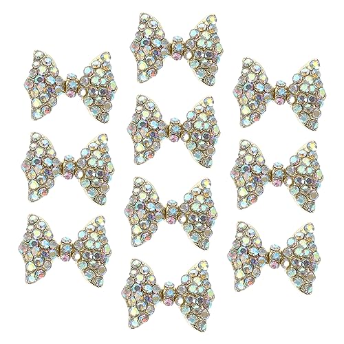 FOYTOKI 10 Stück Nagelcharms mit Schleifen Design Nageldekorationen für Maniküre und Nail Art für Diy Enthusiasten und Professionelle Nagelstudios FOYTOKI 10 Stück Nagelcharms mit Schleifen Design Nageldekorationen für Maniküre und Nail Art für Diy Enthusiasten und Professionelle Nagelstudios von FOYTOKI