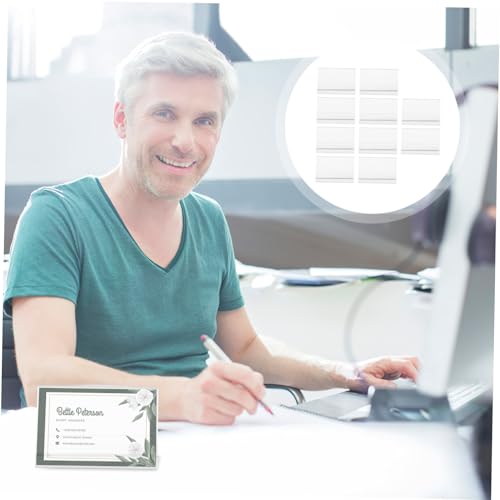 FOYTOKI 10 Stück Teiliges Acryl Namensschild Transparent Tischkartenhalter Wiederverwendbar Leicht für Konferenzen Bankette Restaurants Schulen FOYTOKI 10 Stück Teiliges Acryl Namensschild Transparent Tischkartenhalter Wiederverwendbar Leicht für Konferenzen Bankette Restaurants Schulen von FOYTOKI