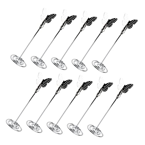 FOYTOKI 10 Stück Teiliges Schmetterlings Tischkartenhalter Platzkartenhalter und Fotoständer für Hochzeiten und Partys Dekorativer Clip mit Stabilem Design von FOYTOKI