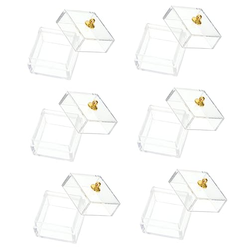 FOYTOKI 10 Stück Transparente Kunststoff Für Süßigkeiten Und Mini Schmuck Vielseitige Sortierboxen Mit Klappdeckel Zur Aufbewahrung Von Kleinteilen Und FOYTOKI 10 Stück Transparente Kunststoff Für Süßigkeiten Und Mini Schmuck Vielseitige Sortierboxen Mit Klappdeckel Zur Aufbewahrung Von Kleinteilen Und von FOYTOKI