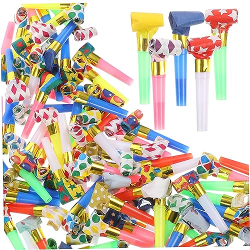 FOYTOKI 100Stücke Partygebläse aus Lustige für Geburtstagsfeiern Hochzeiten und Karneval Pfeifen für Erwachsene Partygeschenk FOYTOKI 100Stücke Partygebläse aus Lustige für Geburtstagsfeiern Hochzeiten und Karneval Pfeifen für Erwachsene Partygeschenk von FOYTOKI