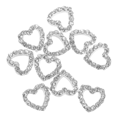 FOYTOKI 10Stücke Herzform Nagelcharms aus Nageldekoration für Maniküre für DIY Nail Art und Professionelle Anwendungen Vielseitig Einsetzbar FOYTOKI 10Stücke Herzform Nagelcharms aus Nageldekoration für Maniküre für DIY Nail Art und Professionelle Anwendungen Vielseitig Einsetzbar von FOYTOKI