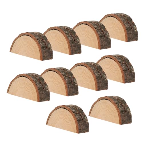 FOYTOKI 10Stücke Holz Kartenhalter Tischkartenständer für Namensschilder Platzkarten und Menüs für Büro und Partys Sicherem Holz Gefertigt von FOYTOKI