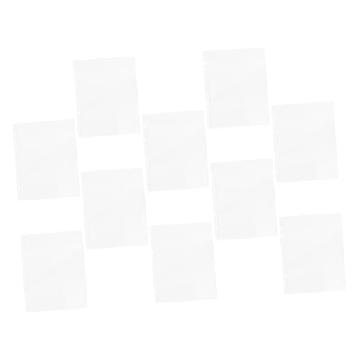 FOYTOKI 10Stücke PVC Aufbewahrungstaschen Transparente Dokumententaschen für Notebook Nachfüllungen und Karten Leicht Tragbar für Effizientes Sortieren von FOYTOKI