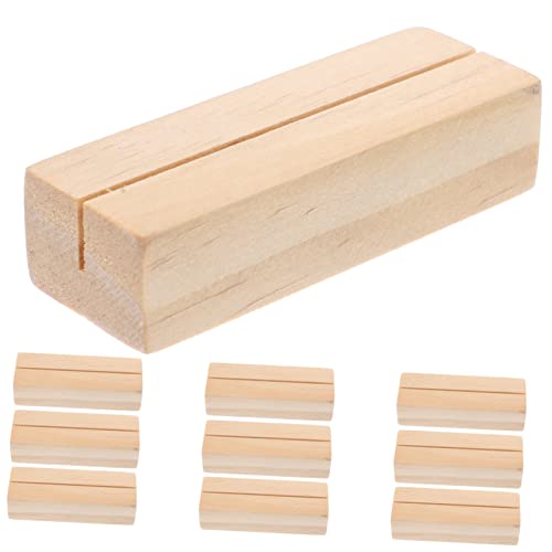 FOYTOKI 10Stücke Visitenkartenhalter mit Clips Wiederverwendbare Tischdekoration für Notizen Fotos und Menükarten für Büro Hochzeit und Zuhause von FOYTOKI