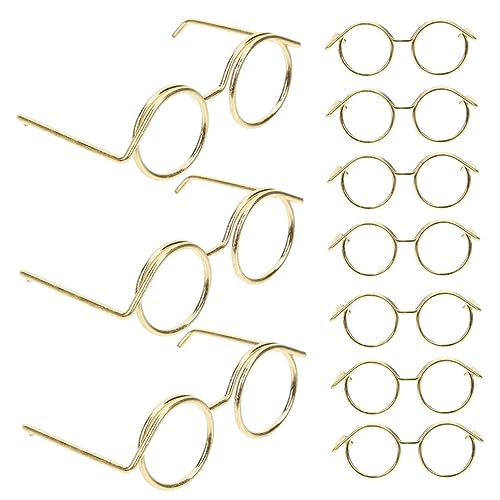 FOYTOKI 10stücke Teiliges Mini Puppenbrille Aus Metall Runde Rahmenlose Brillen Für Puppen Adorable Kreative Accessoires Für Puppenkostüme Und Rollenspiele FOYTOKI 10stücke Teiliges Mini Puppenbrille Aus Metall Runde Rahmenlose Brillen Für Puppen Adorable Kreative Accessoires Für Puppenkostüme Und Rollenspiele von FOYTOKI