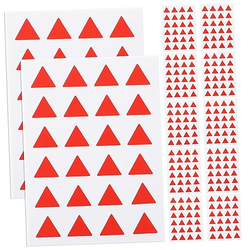 FOYTOKI 12 Blatt Selbstklebende Klassifizierungsaufkleber DIY Etiketten für Markierungen für Schlafzimmerorganisation und Beschriftungen Rot Dreieckig FOYTOKI 12 Blatt Selbstklebende Klassifizierungsaufkleber DIY Etiketten für Markierungen für Schlafzimmerorganisation und Beschriftungen Rot Dreieckig von FOYTOKI