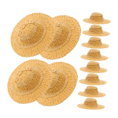 FOYTOKI 12 Stück Miniatur Woven Hats für DIY Papierhut für Puppen Natürlicher Farbe Dekoration für Mini Doll Kreatives Bastelzubehör FOYTOKI 12 Stück Miniatur Woven Hats für DIY Papierhut für Puppen Natürlicher Farbe Dekoration für Mini Doll Kreatives Bastelzubehör von FOYTOKI