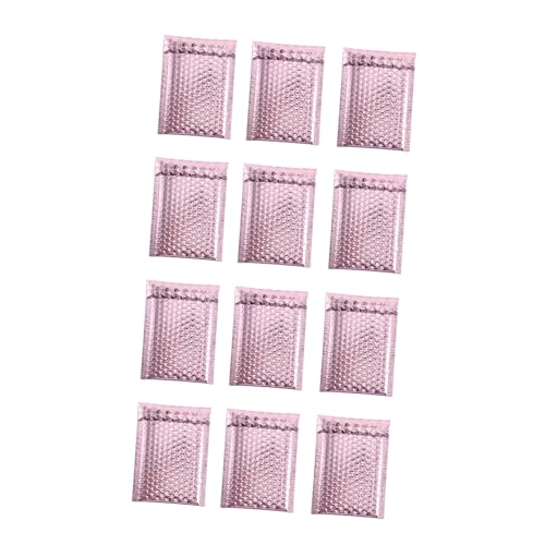 FOYTOKI 12 Stück Teiliges Gepolstertes Blasenpolster Rosa Versandtaschen mit Stoßdämpfendem Blasenpolster für Schmuck Kosmetik Elektronik und Empfindliche Pakete von FOYTOKI
