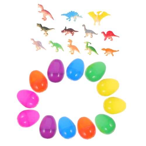FOYTOKI 12Stücke Dinosaurier Eier für Kreatives Ostergeschenk mit Überraschungen für Ostereiersuche und Dekoration Designs Zufällige Farben FOYTOKI 12Stücke Dinosaurier Eier für Kreatives Ostergeschenk mit Überraschungen für Ostereiersuche und Dekoration Designs Zufällige Farben von FOYTOKI