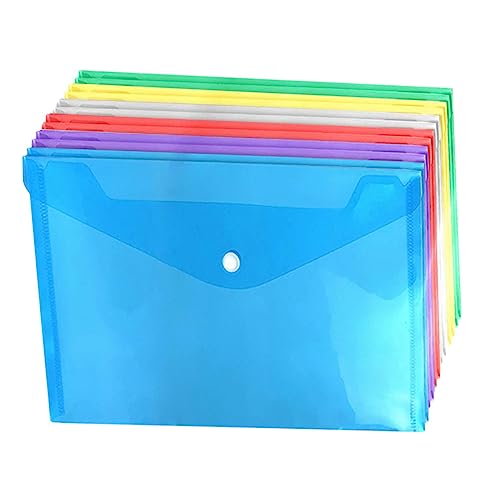 FOYTOKI 12Stücke Dokumentenaufbewahrungstaschen Farbige Reißfeste und Wasserdichte Organizer für Büro und Schule zur Aufbewahrung von Unterlagen und Büchern FOYTOKI 12Stücke Dokumentenaufbewahrungstaschen Farbige Reißfeste und Wasserdichte Organizer für Büro und Schule zur Aufbewahrung von Unterlagen und Büchern von FOYTOKI