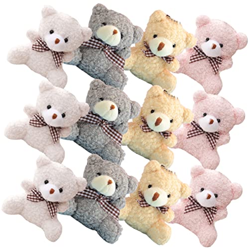 FOYTOKI 12Stücke Teiliges Plüschbär Schlüsselanhänger Niedliche Rucksackpuppenanhänger aus Hochwertigem Material für Kreative DIY Projekte Dekoration für Taschen und Schlüssel FOYTOKI 12Stücke Teiliges Plüschbär Schlüsselanhänger Niedliche Rucksackpuppenanhänger aus Hochwertigem Material für Kreative DIY Projekte Dekoration für Taschen und Schlüssel von FOYTOKI