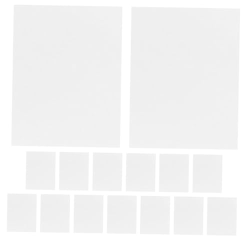 FOYTOKI 15Stücke Transparentes Folienpapier für Tintendrucker Bedruckbare Abzeichenfolie Folie für Digitale Druckanwendungen für Bilder Beschilderungen von FOYTOKI