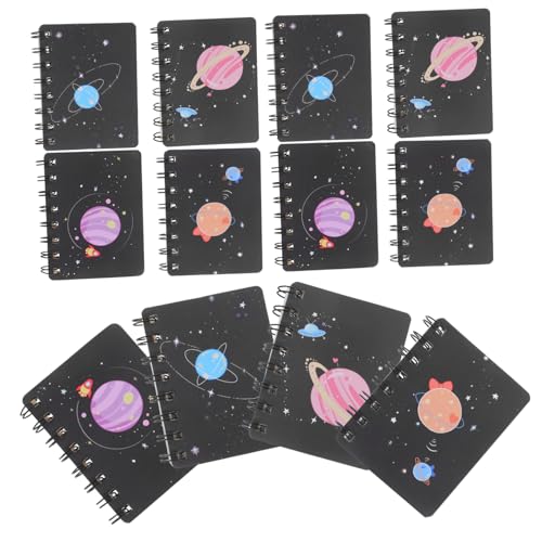 FOYTOKI 16 Stück Teiliges Tragbares Notizbuch mit Spiralbindung Mini Notizblöcke für Schule Büro und Reisen von FOYTOKI