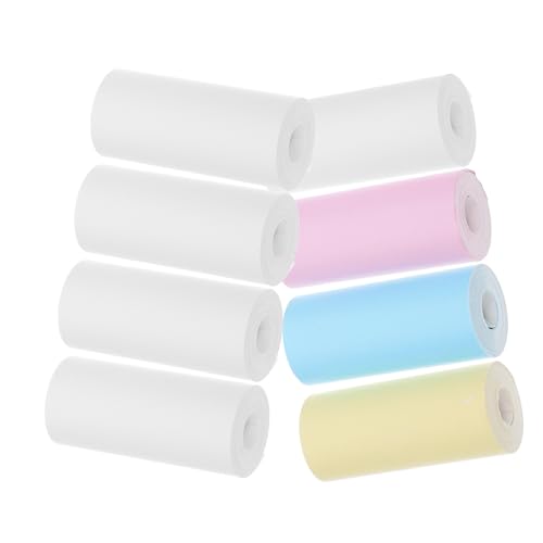 FOYTOKI 18Rollen Thermopapier für Kinderkameras Selbstklebendes Druckpapier Quittungspapier Kompatibel mit Minidruckern Vielseitig für Fotos von FOYTOKI