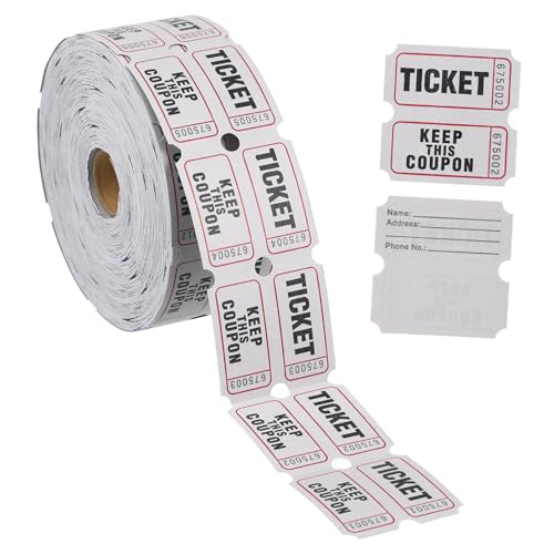 FOYTOKI 1Rolle Farbige Event Tickets für Gewinnspiele Verlosungen und Aktivitäten für Karnevale und Partys FOYTOKI 1Rolle Farbige Event Tickets für Gewinnspiele Verlosungen und Aktivitäten für Karnevale und Partys von FOYTOKI