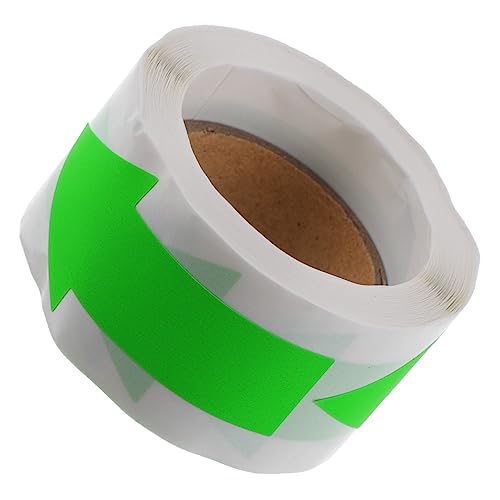 FOYTOKI 1Rolle Geschenkaufkleber Pfeilaufkleber Selbstklebend Fluoreszierend Vielseitige Versiegelungsaufkleber für Richtungshinweise DIY Projekte und Partys von FOYTOKI