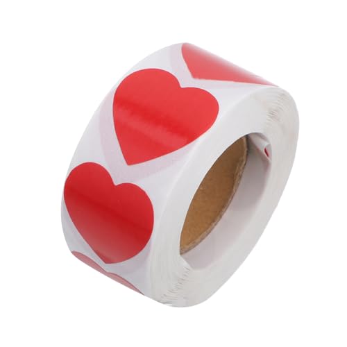 FOYTOKI 1Rolle Herzaufkleber Selbstklebende für DIY Bastelprojekte Geschenkverpackungen und Scrapbooking für Valentinstag und Dekoration von FOYTOKI