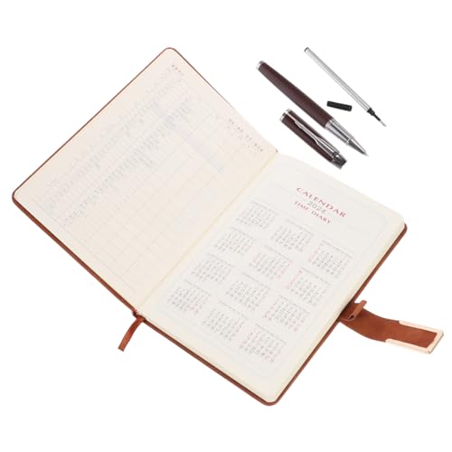FOYTOKI 1Satz Retro Notizblock Set mit PU Tragbares Schreibnotizbuch für Büro Schule und Persönliche Notizen Tagebuch und Erinnerungen von FOYTOKI
