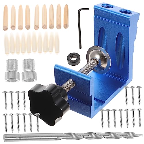 FOYTOKI 1Satz Teiliges Bohrlokator mit Taschenloch Jig und Bohrererweiterung für Präzise Holzbearbeitung für DIY Projekte und Professionelle Anwendungen FOYTOKI 1Satz Teiliges Bohrlokator mit Taschenloch Jig und Bohrererweiterung für Präzise Holzbearbeitung für DIY Projekte und Professionelle Anwendungen von FOYTOKI