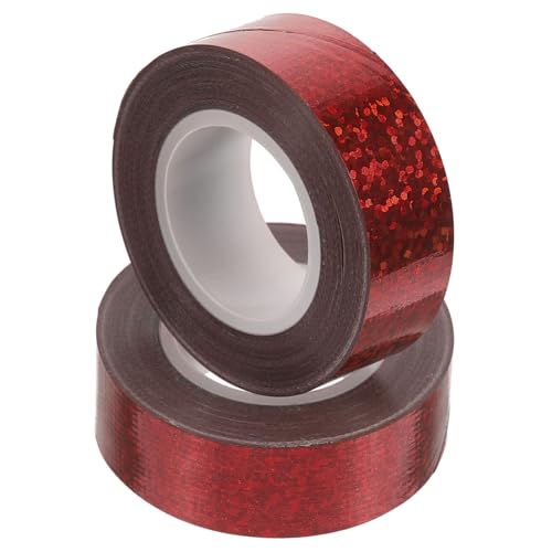 FOYTOKI 2 Rollen Holografisches Abziehbares Klebeband Stark Haftendes Farbiges Duct Tape mit Reißfest Vielseitig für Büro und Haushalt Selbstklebend Robust Breit FOYTOKI 2 Rollen Holografisches Abziehbares Klebeband Stark Haftendes Farbiges Duct Tape mit Reißfest Vielseitig für Büro und Haushalt Selbstklebend Robust Breit von FOYTOKI