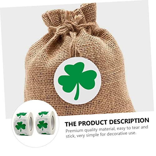 FOYTOKI 2 Rollen Patrick's Day Aufkleber Klebeetiketten mit Irischem Kleeblatt Dekorative Geschenkverpackungsetiketten für Party und Festtagsdeko Einfach Ablösbar FOYTOKI 2 Rollen Patrick's Day Aufkleber Klebeetiketten mit Irischem Kleeblatt Dekorative Geschenkverpackungsetiketten für Party und Festtagsdeko Einfach Ablösbar von FOYTOKI