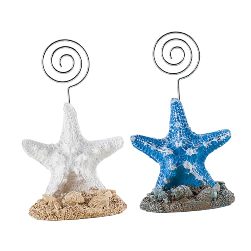 FOYTOKI 2 STÜCK Memo Clip Seestern Tischdekoration Mediterraner Stil Notizhalter für Fotos Karten Büro und Zuhause Kreative Süße Desktop Organizer für Notizen und Erinnerungen FOYTOKI 2 STÜCK Memo Clip Seestern Tischdekoration Mediterraner Stil Notizhalter für Fotos Karten Büro und Zuhause Kreative Süße Desktop Organizer für Notizen und Erinnerungen von FOYTOKI